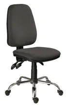 333 ASYN/CR židle kancelářská, látka DO DORA D 05 - látka šedá